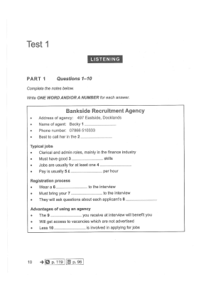 Tài liệu IELTS 15.1 - Listening